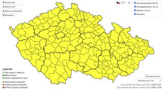 V celém Česku hrozí v noci a ráno náledí, varovali meteorologové
